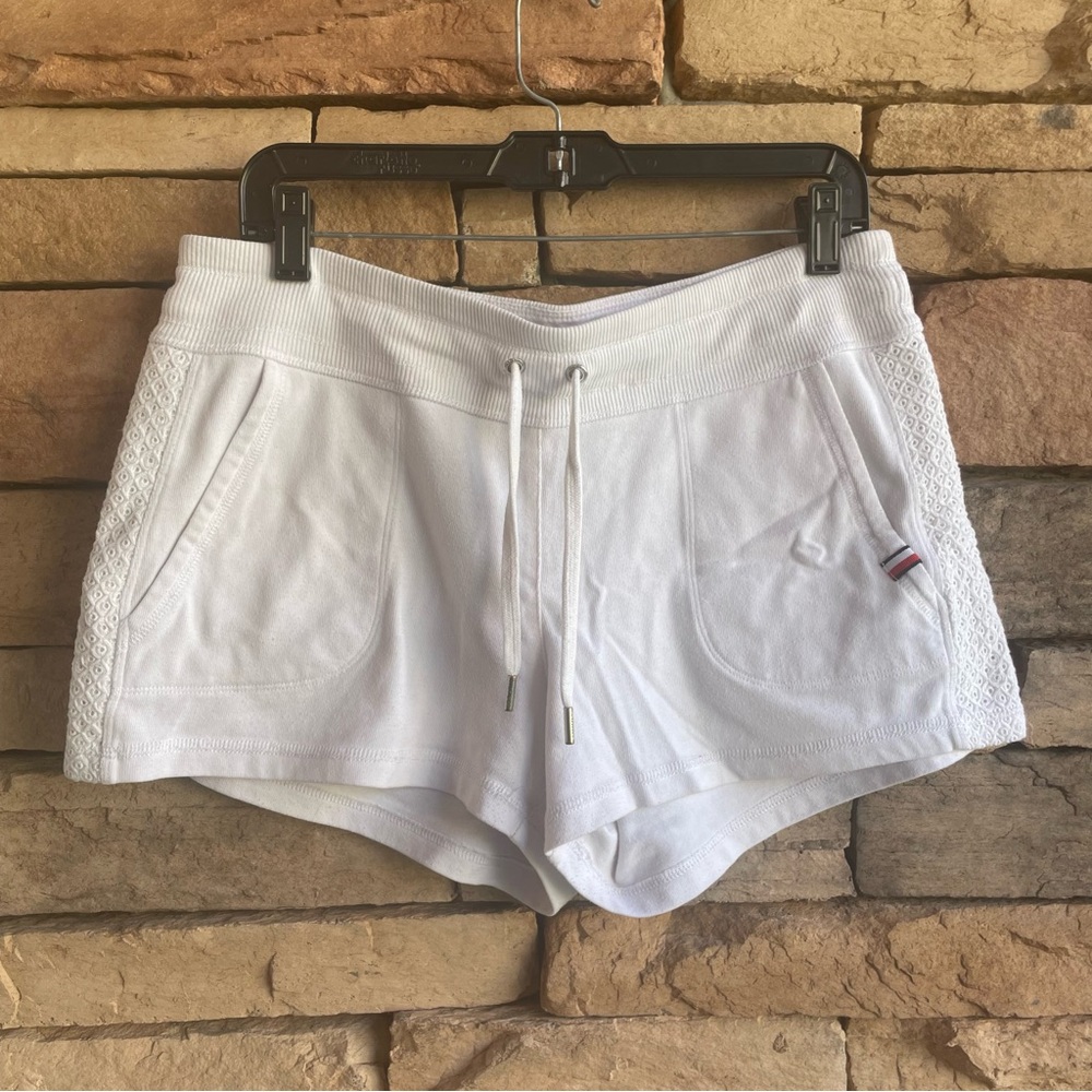 Tommy Hilfiger white casual lounge sweat shorts Women Large